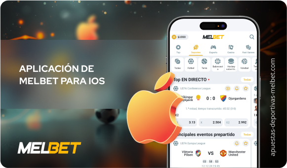 Aplicación de MelBet para iOS - Apuestas Deportivas Melbet