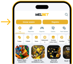 Toca el botón de «Conectar» - Apuestas Deportivas Melbet